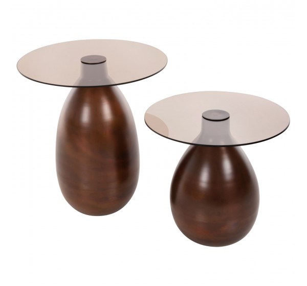 ΒΟΗΘΗΤΙΚΑ ΤΡΑΠΕΖΑΚΙΑ REGEN 2ΤΜΧ HM9666 ΜΕΤΑΛΛΟ ΧΑΛΚΙΝΟ-ΓΥΑΛΙ Φ44 & Φ40 εκ.