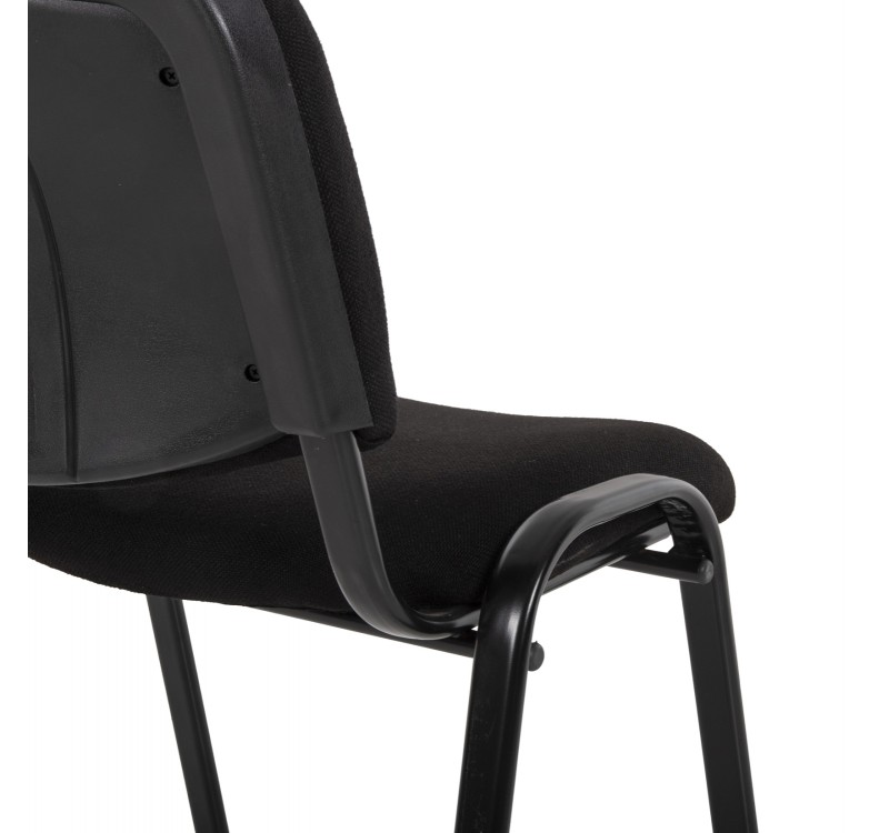 ΚΑΡΕΚΛΑ JANISHA HM1010.11 HOMEMARKT ΜΕ ΥΦΑΣΜΑ ΜΑΥΡΟ 53,5x59x77Υεκ.