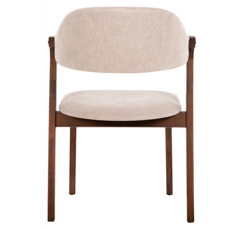 ΚΑΡΕΚΛΑ RIDER HM9734.02 RUBBERWOOD ΣΕ ΚΑΡΥΔΙ-ΥΦΑΣΜΑ ΕΚΡΟΥ 59x59x83Yεκ.
