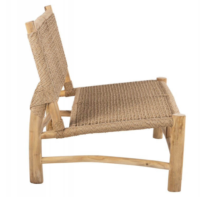 ΚΑΝΑΠΕΣ ΕΞΩΤ.ΧΩΡΟΥ 2-ΘΕΣΙΟΣ LONDER HM5984 ΞΥΛΟ ΤΕΑΚ ΚΑΙ ΣΥΝΘΕΤΙΚΟ RATTAN TWISTED 120x75x78Y