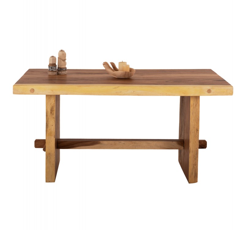 ΤΡΑΠΕΖΙ ΤΡΑΠΕΖΑΡΙΑΣ EGON HM9490 ΜΑΣΙΦ ΞΥΛΟ SUAR 7,5εκ.TOP-ΦΥΣΙΚΟ 200x100x80Υεκ.