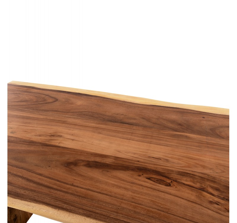 ΤΡΑΠΕΖΙ ΤΡΑΠΕΖΑΡΙΑΣ EGON HM9490 ΜΑΣΙΦ ΞΥΛΟ SUAR 7,5εκ.TOP-ΦΥΣΙΚΟ 200x100x80Υεκ.