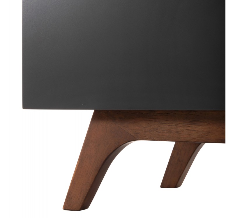 ΜΠΟΥΦΕΣ PREDA HM9747 MDF ΜΕ ΚΑΡΥΔΙ & ΣΚΟΥΡΟ ΓΚΡΙ ΚΑΠΛΑΜΑ 167x28-40x80Υεκ.
