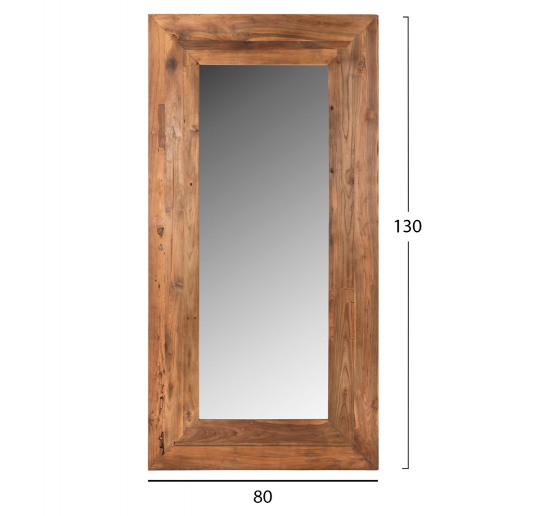 ΚΑΘΡΕΠΤΗΣ ΤΟΙΧΟΥ YORKSHIRE HM4268 ΠΛΑΙΣΙΟ ΑΝΑΚΥΚΛΩΜΕΝΟ ΞΥΛΟ ΤΕΑΚ 80x130εκ.