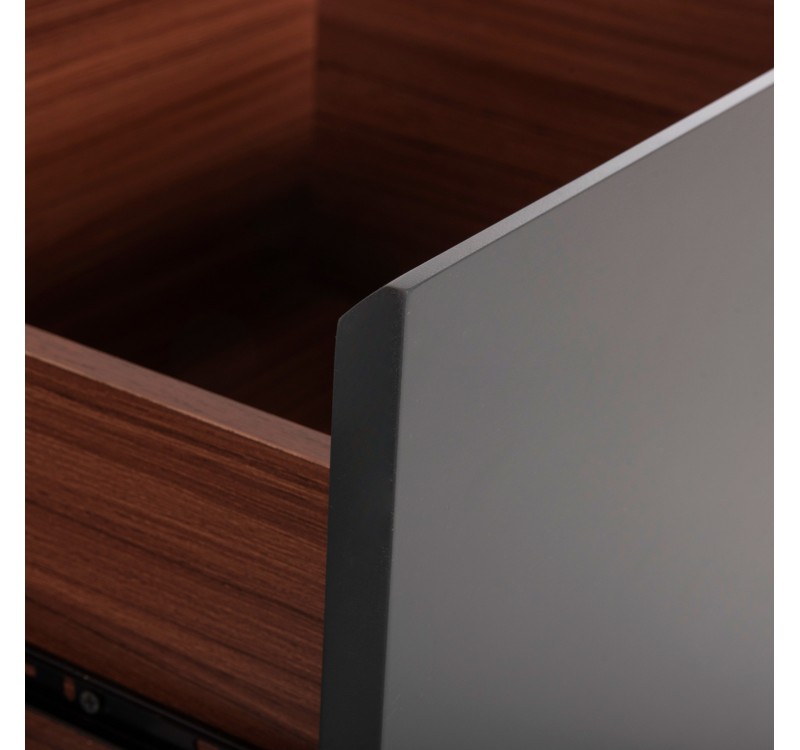 ΕΠΙΠΛΟ ΤΗΛΕΟΡΑΣΗΣ HUDSON HM9748 MDF ΚΑΠΛΑΜΑΣ ΚΑΡΥΔΙΑΣ ΚΑΡΥΔΙ&ΣΚΟΥΡΟ ΓΚΡΙ 180x40x50Υ