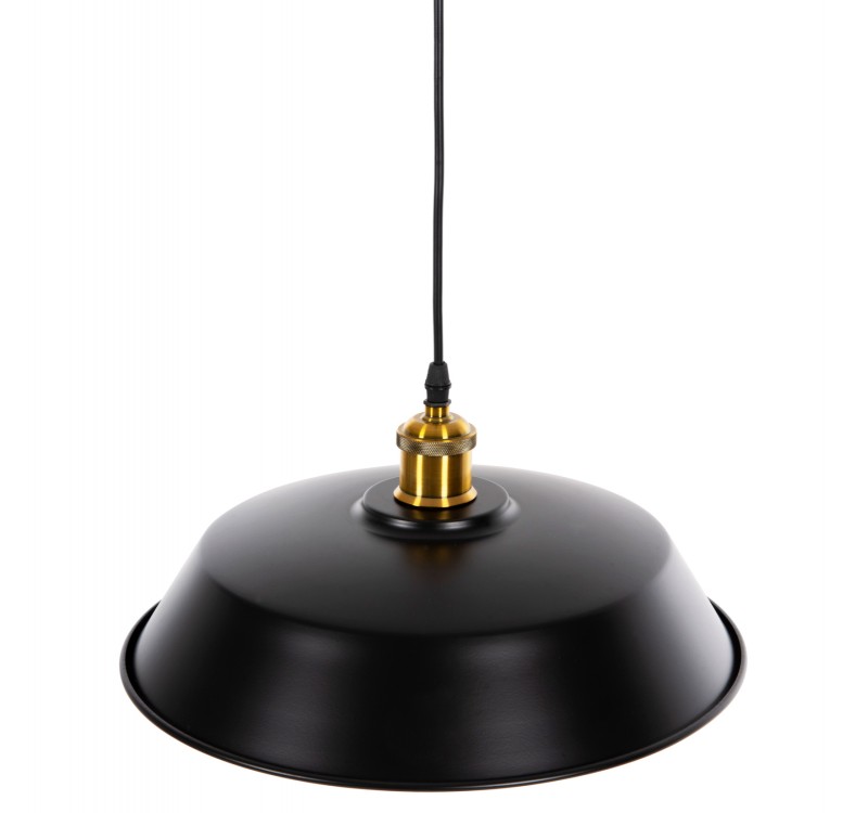 ΦΩΤΙΣΤΙΚΟ ΟΡΟΦΗΣ ΚΡΕΜΑΣΤΟ HM4174.01 ΜΑΥΡΟ ΜΕΤΑΛΛΟ ΧΡΥΣΗ ΛΕΠΤΟΜΕΡΕΙΑ Φ35,5x116Υεκ