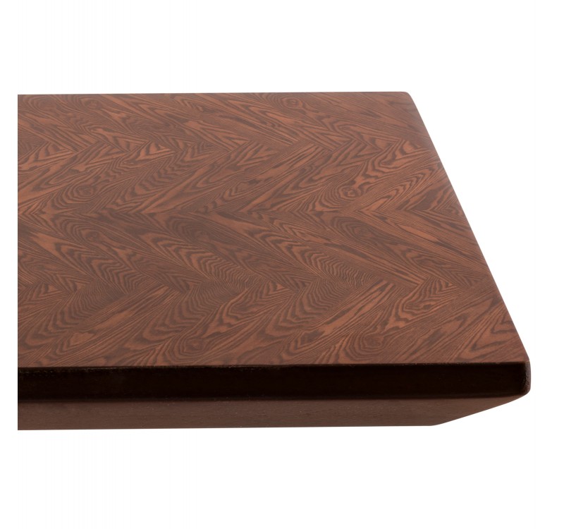 ΤΡΑΠΕΖΙ ΤΡΑΠΕΖΑΡΙΑΣ RIMER HM9742 MDF ΜΕ ΚΑΠΛΑΜΑ ΦΡΑΞΙΝΟΥ-ΚΑΡΥΔΙ ΧΡΩΜΑ 220X100x75Yεκ.