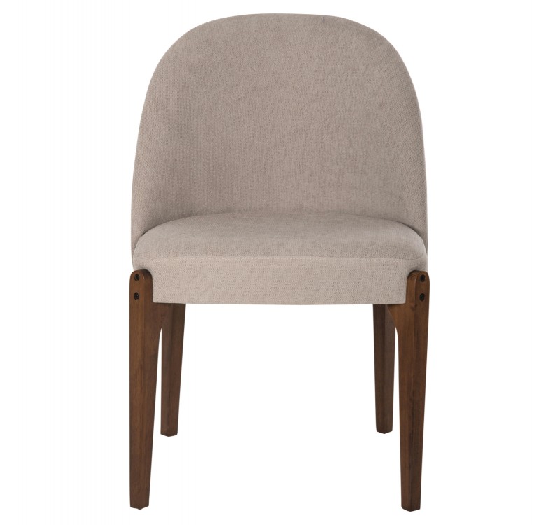 ΚΑΡΕΚΛΑ ΤΡΑΠΕΖΑΡΙΑΣ RAMMER HM9744.02 RUBBERWOOD ΣΕ ΚΑΡΥΔΙ-ΕΚΡΟΥ ΥΦΑΣΜΑ 57x55x86Υεκ.