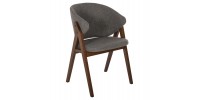 ΚΑΡΕΚΛΑ HANA HM9746.02 RUBBERWOOD ΣΕ ΚΑΡΥΔΙ ΧΡΩΜΑ-ΓΚΡΙ ΥΦΑΣΜΑ 55x60x84Yεκ.