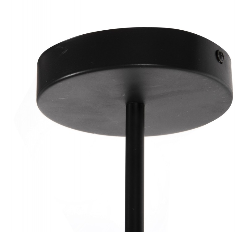 ΦΩΤΙΣΤΙΚΟ ΟΡΟΦΗΣ ΚΡΕΜΑΣΤΟ HM4125 6-ΦΩΤΟ ΜΑΥΡΟ ΜΕΤΑΛΛΟ 75x75x75Υεκ