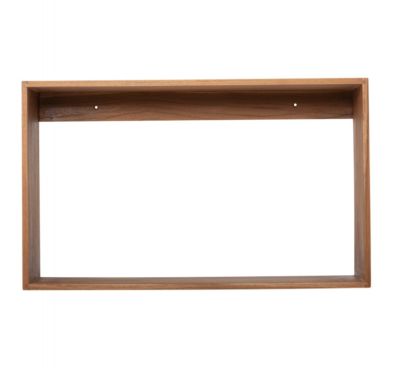 ΡΑΦΙΕΡΑ CHENGIS HM9830 3ΤΜΧ ΞΥΛΟ TEAK ΣΕ ΦΥΣΙΚΟ ΧΡΩΜΑ 60x20x38Υεκ