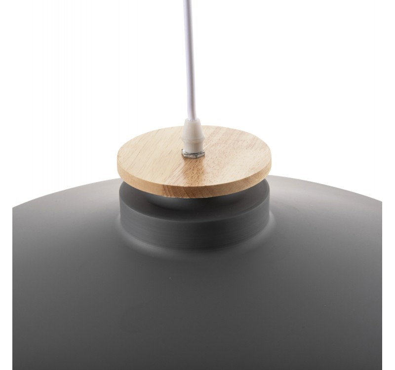 ΦΩΤΙΣΤΙΚΟ ΟΡΟΦΗΣ ΚΡΕΜΑΣΤΟ HM4159.03 ΓΚΡΙ ΜΕΤΑΛΛΙΚΟ ΚΑΠΕΛΟ Φ40x116Υεκ