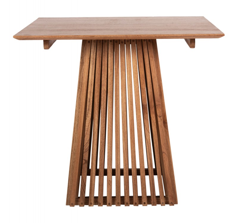 ΤΡΑΠΕΖΙ ΤΡΑΠΕΖΑΡΙΑΣ ΤΕΤΡΑΓΩΝΟ FRANTZ HM9458.11 ΜΑΣΙΦ MINDI ΞΥΛΟ 80x80x75Y εκ.