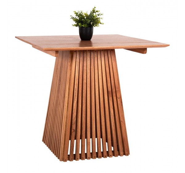 ΤΡΑΠΕΖΙ ΤΡΑΠΕΖΑΡΙΑΣ ΤΕΤΡΑΓΩΝΟ FRANTZ HM9458.11 ΜΑΣΙΦ MINDI ΞΥΛΟ 80x80x75Y εκ.