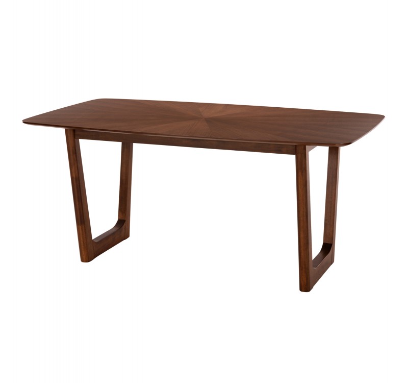 ΤΡΑΠΕΖΙ ΤΡΑΠΕΖΑΡΙΑΣ RINER ΟΡΘΟΓΩΝΙΟ HM9745 MDF ΜΕ ΚΑΠΛΑΜΑ ΚΑΡΥΔΙΑΣ 180x90x76εκ.