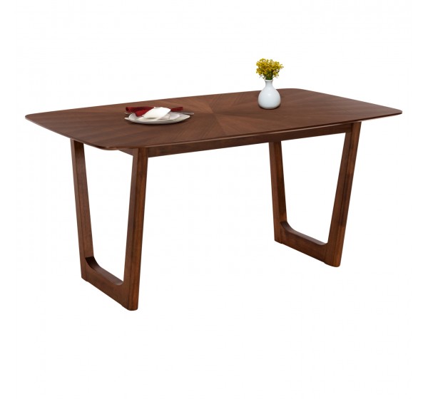 ΤΡΑΠΕΖΙ ΤΡΑΠΕΖΑΡΙΑΣ RINER ΟΡΘΟΓΩΝΙΟ HM9745 MDF ΜΕ ΚΑΠΛΑΜΑ ΚΑΡΥΔΙΑΣ 180x90x76εκ.