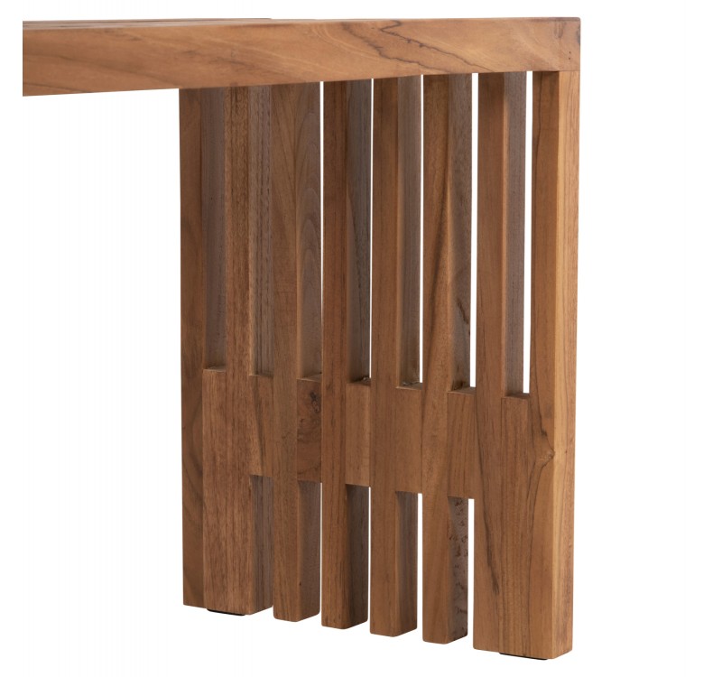 ΠΑΓΚΑΚΙ NYA HM9829 ΜΑΣΙΦ ΞΥΛΟ TEAK ΣΕ ΦΥΣΙΚΟ 139,5x34,5x48,5Υεκ.