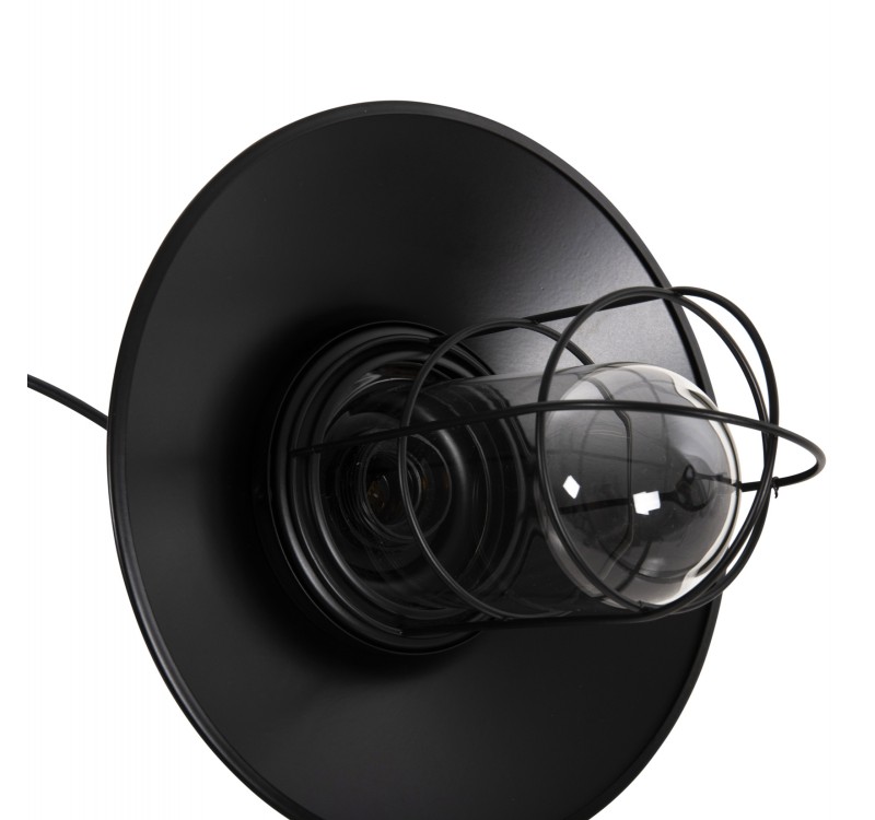 ΦΩΤΙΣΤΙΚΟ ΟΡΟΦΗΣ ΚΡΕΜΑΣΤΟ HM4119 ΜΑΥΡΟ ΜΕΤΑΛΛΙΚΟ-ΓΥΑΛΙ Φ26x125Yεκ