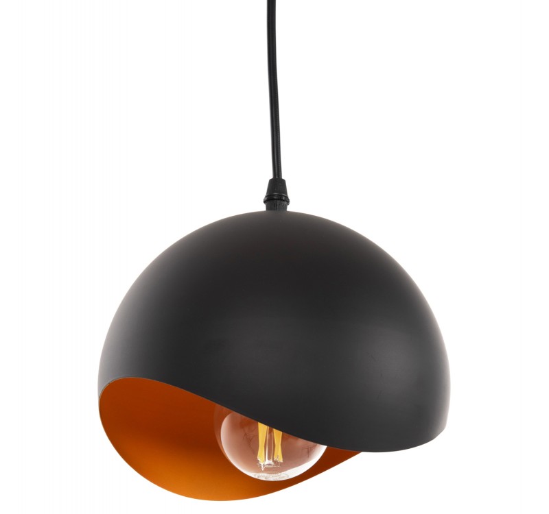 ΦΩΤΙΣΤΙΚΟ ΟΡΟΦΗΣ ΚΡΕΜΑΣΤΟ HM4165.01 ΜΕΤΑΛΛΙΚΗ ΣΦΑΙΡΑ ΜΑΥΡΟ-ΠΟΡΤΟΚΑΛΙ Φ20x118Υεκ.