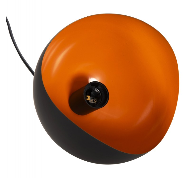 ΦΩΤΙΣΤΙΚΟ ΟΡΟΦΗΣ ΚΡΕΜΑΣΤΟ HM4165.01 ΜΕΤΑΛΛΙΚΗ ΣΦΑΙΡΑ ΜΑΥΡΟ-ΠΟΡΤΟΚΑΛΙ Φ20x118Υεκ.