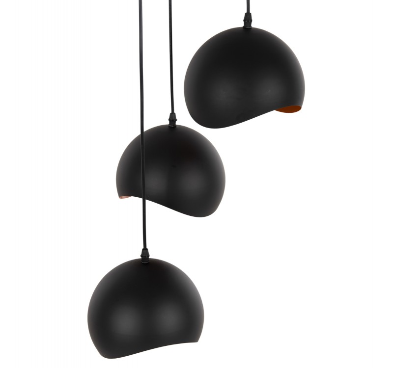 ΦΩΤΙΣΤΙΚΟ ΟΡΟΦΗΣ 3-ΦΩΤΟ HM4166.01 ΜΕΤΑΛΛΙΚΕΣ ΣΦΑΙΡΕΣ ΜΑΥΡΟ-ΠΟΡΤΟΚΑΛΙ Φ20x112Υ