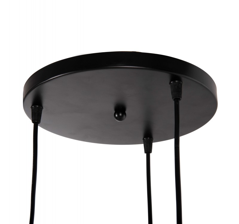 ΦΩΤΙΣΤΙΚΟ ΟΡΟΦΗΣ 3-ΦΩΤΟ HM4166.01 ΜΕΤΑΛΛΙΚΕΣ ΣΦΑΙΡΕΣ ΜΑΥΡΟ-ΠΟΡΤΟΚΑΛΙ Φ20x112Υ