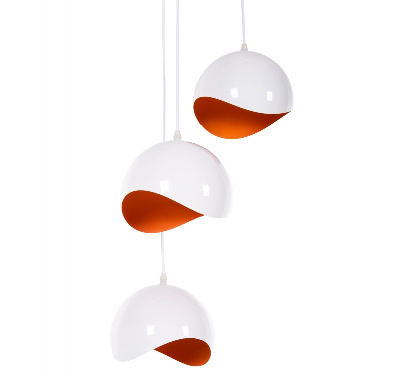 ΦΩΤΙΣΤΙΚΟ ΟΡΟΦΗΣ 3-ΦΩΤΟ HM4166.02 ΜΕΤΑΛΛΙΚΕΣ ΣΦΑΙΡΕΣ ΛΕΥΚΟ-ΠΟΡΤΟΚΑΛΙ Φ20x112Υ