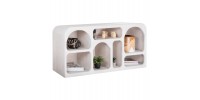 ΜΠΟΥΦΕΣ HANDYR HM9705 ΜΑΣΙΦ ΞΥΛΟ MANGO ΣΕ ΛΕΥΚΟ ΧΡΩΜΑ 165x35x75Yεκ.