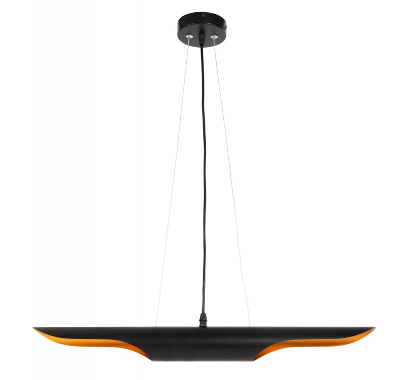 ΦΩΤΙΣΤΙΚΟ ΟΡΟΦΗΣ ΚΡΕΜΑΣΤΟ HM4172 ΜΑΥΡΟΣ ΜΕΤΑΛΛΙΚΟΣ ΣΩΛΗΝΑΣ-2 ΛΑΜΠΕΣ Φ6x60Υεκ.