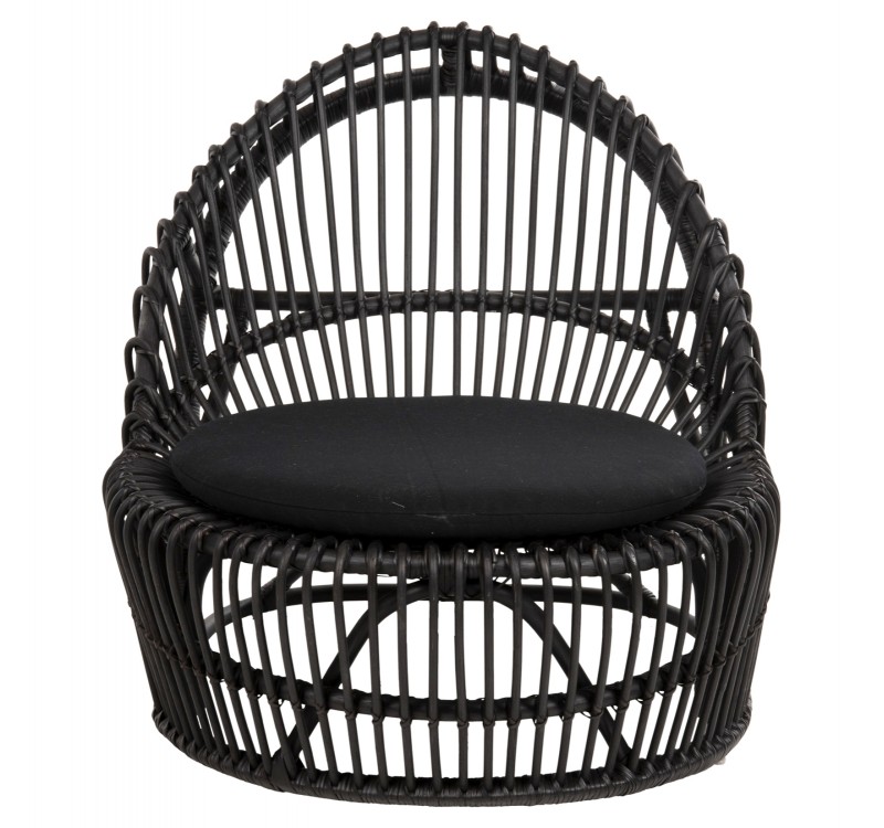 ΠΟΛΥΘΡΟΝΑ ENTROPY HM9840.03 ΦΥΣΙΚΟ RATTAN ΜΕ ΜΑΞΙΛΑΡΙ-ΜΑΥΡΟ 80x97x85Υεκ.