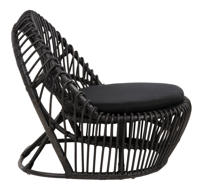 ΠΟΛΥΘΡΟΝΑ ENTROPY HM9840.03 ΦΥΣΙΚΟ RATTAN ΜΕ ΜΑΞΙΛΑΡΙ-ΜΑΥΡΟ 80x97x85Υεκ.