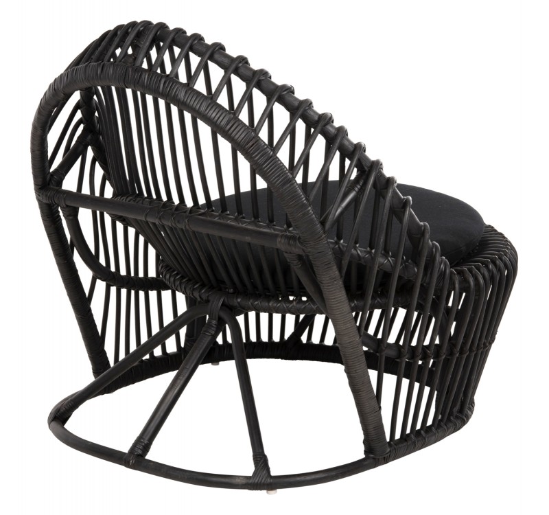 ΠΟΛΥΘΡΟΝΑ ENTROPY HM9840.03 ΦΥΣΙΚΟ RATTAN ΜΕ ΜΑΞΙΛΑΡΙ-ΜΑΥΡΟ 80x97x85Υεκ.