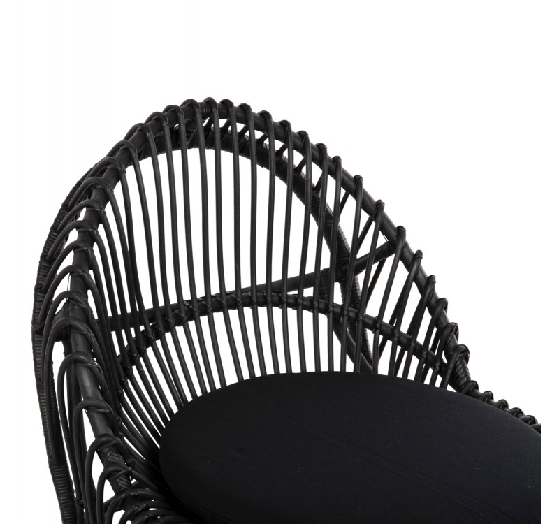 ΠΟΛΥΘΡΟΝΑ ENTROPY HM9840.03 ΦΥΣΙΚΟ RATTAN ΜΕ ΜΑΞΙΛΑΡΙ-ΜΑΥΡΟ 80x97x85Υεκ.