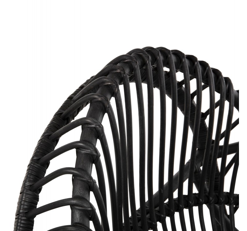 ΠΟΛΥΘΡΟΝΑ ENTROPY HM9840.03 ΦΥΣΙΚΟ RATTAN ΜΕ ΜΑΞΙΛΑΡΙ-ΜΑΥΡΟ 80x97x85Υεκ.