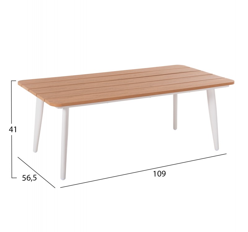 ΣΑΛΟΝΙ ΕΞΩΤ.ΧΩΡΟΥ 4ΤΜΧ MAERLY HM6056.01 ΑΛΟΥΜΙΝΙΟ ΛΕΥΚΟ-ΣΥΝΘ.ΣΧΟΙΝΙ-ΑΝΘΡΑΚΙ ΜΑΞΙΛΑΡΙΑ