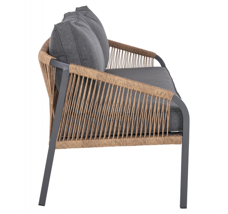 ΚΑΝΑΠΕΣ ΕΞ.ΧΩΡΟΥ 3ΘΕΣΙΟΣ MAERLY HM6055.03 ΑΛΟΥΜΙΝΙΟ ΑΝΘΡΑΚΙ-ΣΧΟΙΝΙ-ΑΝΘΡΑΚΙ ΜΑΞΙΛΑΡΙΑ