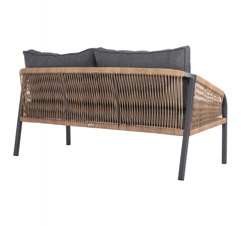 ΚΑΝΑΠΕΣ ΕΞ.ΧΩΡΟΥ 3ΘΕΣΙΟΣ MAERLY HM6055.03 ΑΛΟΥΜΙΝΙΟ ΑΝΘΡΑΚΙ-ΣΧΟΙΝΙ-ΑΝΘΡΑΚΙ ΜΑΞΙΛΑΡΙΑ