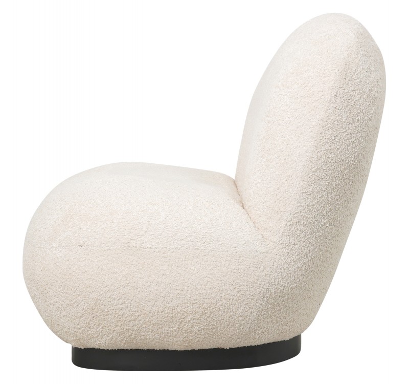 ΠΟΛΥΘΡΟΝΑ BEANY HM9591.06 ΕΚΡΟΥ ΜΠΟΥΚΛΕ ΥΦΑΣΜΑ 85x82x77Υ εκ.