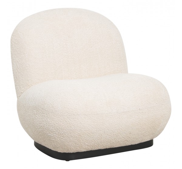 ΠΟΛΥΘΡΟΝΑ BEANY HM9591.06 ΕΚΡΟΥ ΜΠΟΥΚΛΕ ΥΦΑΣΜΑ 85x82x77Υ εκ.