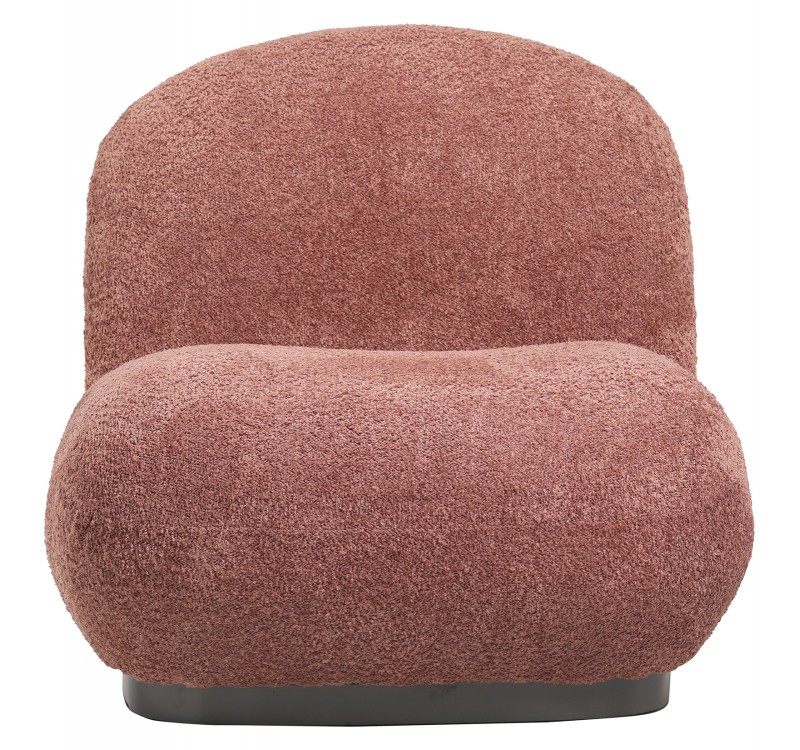 ΠΟΛΥΘΡΟΝΑ BEANY HM9591.02 ΡΟΖ ΜΠΟΥΚΛΕ ΥΦΑΣΜΑ 85x82x77Υ εκ.