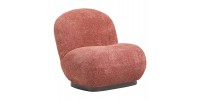ΠΟΛΥΘΡΟΝΑ BEANY HM9591.02 ΡΟΖ ΜΠΟΥΚΛΕ ΥΦΑΣΜΑ 85x82x77Υ εκ.