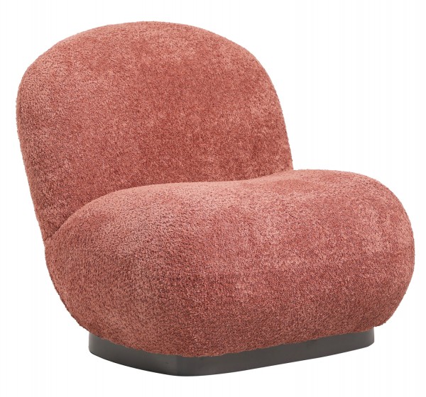 ΠΟΛΥΘΡΟΝΑ BEANY HM9591.02 ΡΟΖ ΜΠΟΥΚΛΕ ΥΦΑΣΜΑ 85x82x77Υ εκ.