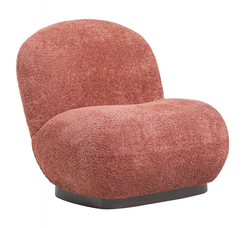 ΠΟΛΥΘΡΟΝΑ BEANY HM9591.02 ΡΟΖ ΜΠΟΥΚΛΕ ΥΦΑΣΜΑ 85x82x77Υ εκ.