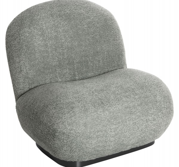 ΠΟΛΥΘΡΟΝΑ BEANY HM9591.05 ΦΥΣΤΙΚΙ ΜΠΟΥΚΛΕ ΥΦΑΣΜΑ 85x82x77Υ εκ.