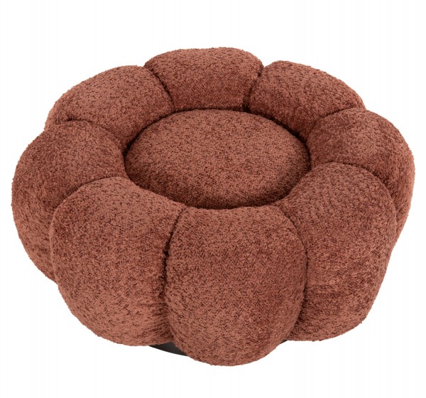 ΣΚΑΜΠΟ ΣΤΡΟΓΓΥΛΟ KRIPP HM9602.02 ΡΟΖ ΜΠΟΥΚΛΕ-ΜΑΥΡΗ ΜΕΤΑΛΛΙΚΗ ΒΑΣΗ Φ60x31Υεκ.