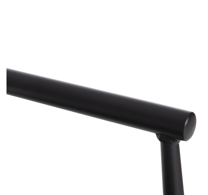 ΠΟΛΥΘΡΟΝΑ SERLY HM6052.02 ΑΛΟΥΜΙΝΙΟ ΜΑΥΡΟ-TEXTILENE ΜΑΥΡΟ 56x61x74,5Yεκ