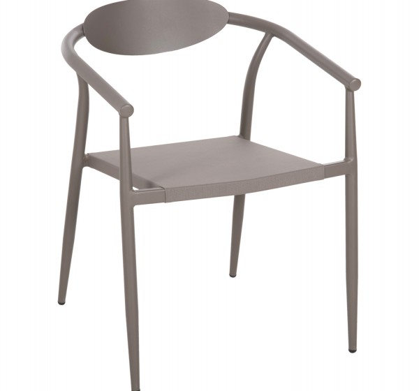 ΠΟΛΥΘΡΟΝΑ SERLY HM6052.04 ΑΛΟΥΜΙΝΙΟ ΣΑΜΠΑΝΙ-TEXTILENE ΣΑΜΠΑΝΙ 56x61x74,5Yεκ