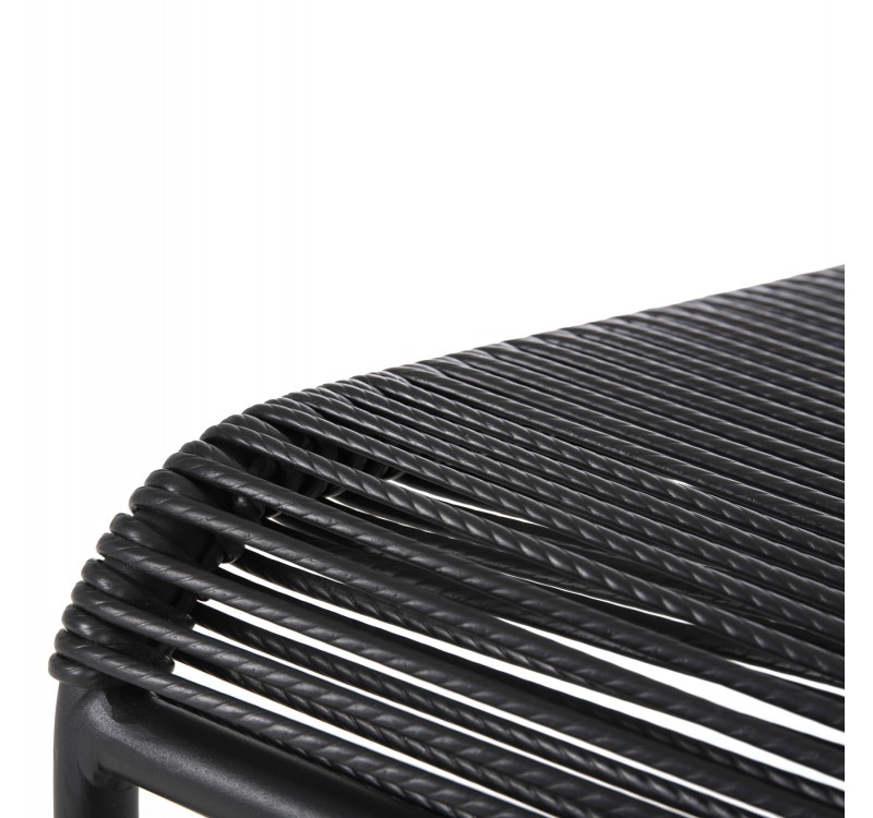 ΚΑΡΕΚΛΑ SUKI HM6053.02 ΜΕΤΑΛΛO KAI ΣΥΝΘΕΤΙΚΟ RATTAN ΣΕ ΜΑΥΡΟ 54x62x80Υεκ