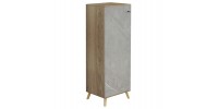 ΠΑΠΟΥΤΣΟΘΗΚΗ-ΝΤΟΥΛΑΠΙ ALVARO HM8954.11 ΜΕΛΑΜΙΝΗ SONAMA-STONE TEXTURE 50Χ38Χ135Yεκ.