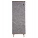 ΠΑΠΟΥΤΣΟΘΗΚΗ-ΝΤΟΥΛΑΠΙ ALVARO HM8954.12 ΜΕΛΑΜΙΝΗ SONAMA-STONE TEXTURE 50Χ38Χ135Yεκ.